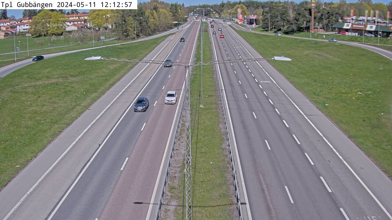 Trafikkamera - Nynäsvägen, Trafikplats Gubbängen (Örbyleden)