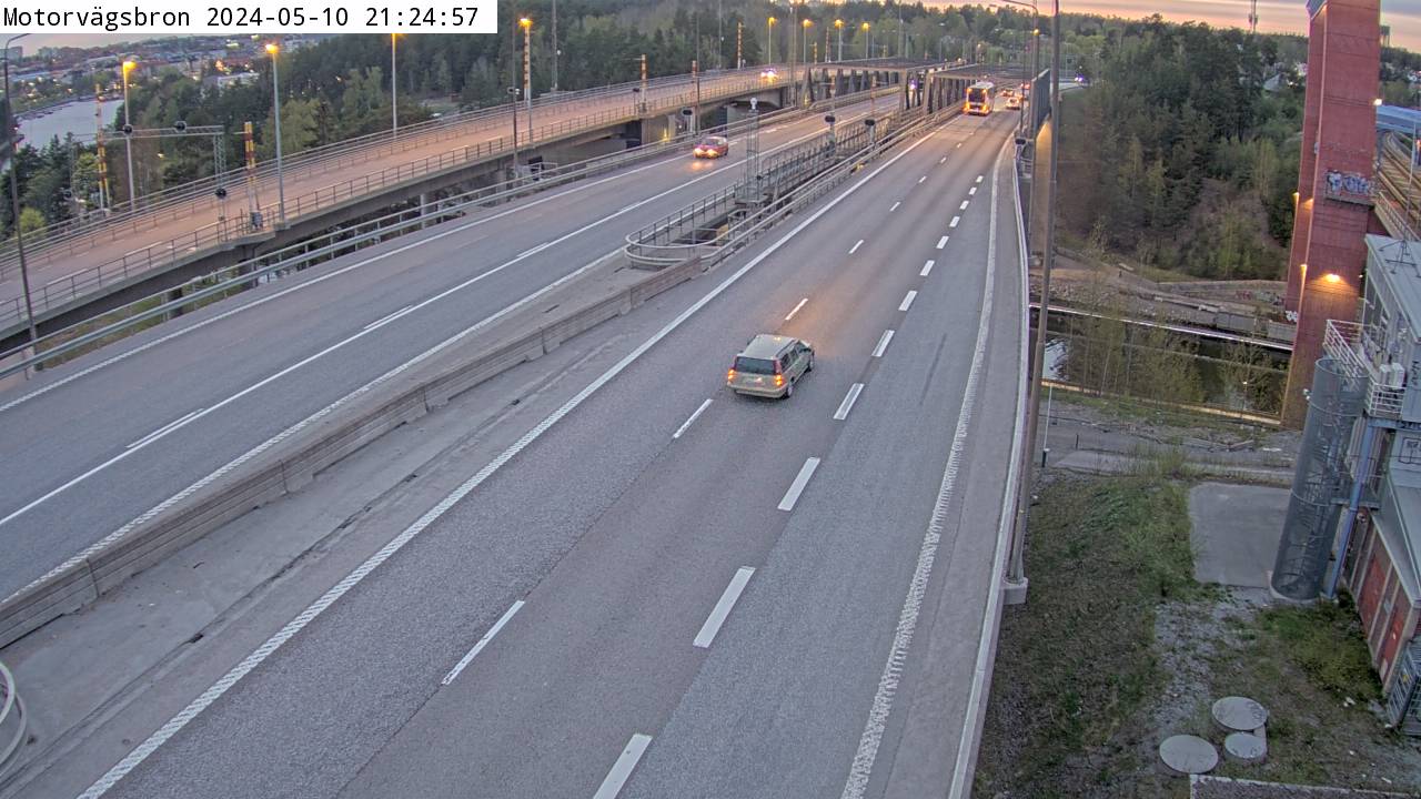 Trafikkamera - Södertäljevägen E4/E20, Motorvägsbron