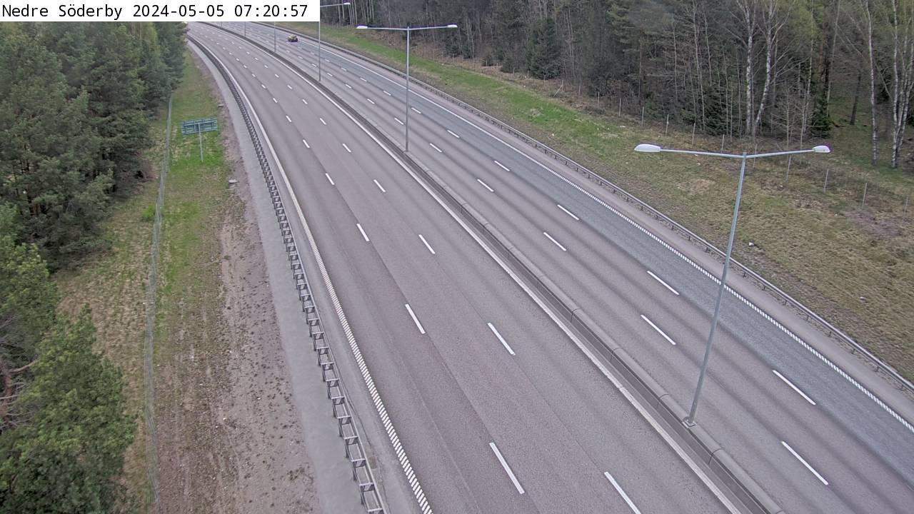 Trafikkamera - Södertäljevägen E4/E20, Nedre Söderby
