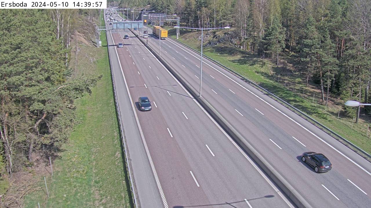 Trafikkamera - Södertäljevägen E4/E20, Ersboda