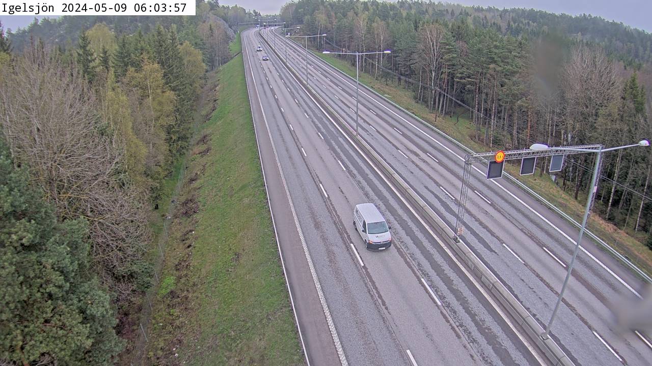 Trafikkamera - Södertäljevägen E4/E20, Igelsjön