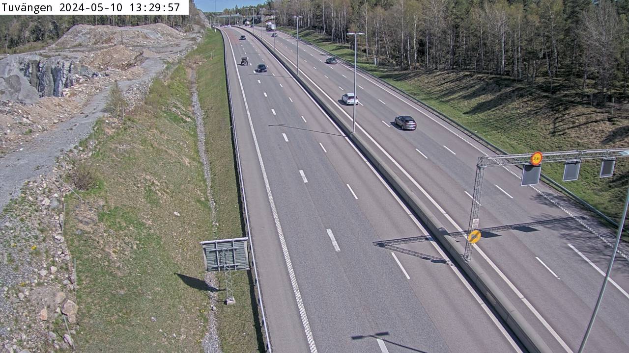 Trafikkamera - Södertäljevägen E4/E20, Tuvängen