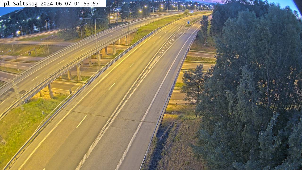 Trafikkamera - E4 Nyköpingsvägen/Trafikplats Saltskog