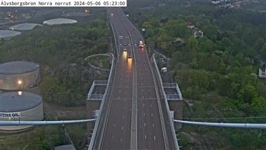 Trafikkamera - Älvsborgsbron Norra norrut