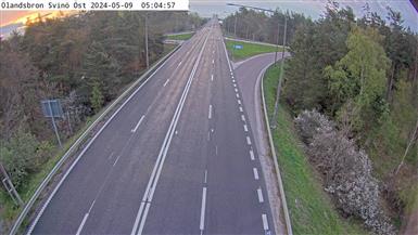 Trafikkamera - Kalmar /Svinö, Ölandsleden, österut