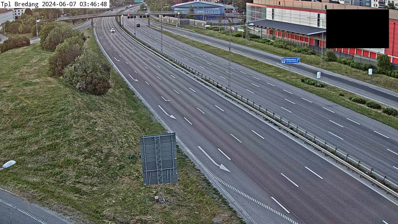 Trafikkamera - Södertäljevägen E4/E20, Bredäng