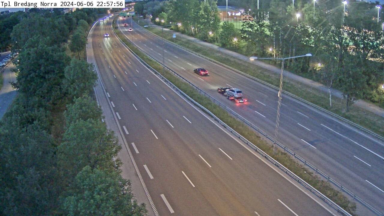 Trafikkamera - Södertäljevägen E4/E20, Bredäng norra