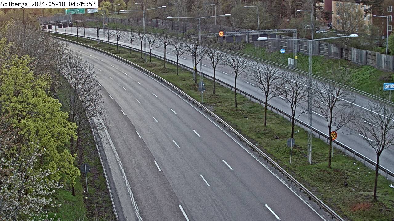 Trafikkamera - Södertäljevägen E4/E20, Solberga