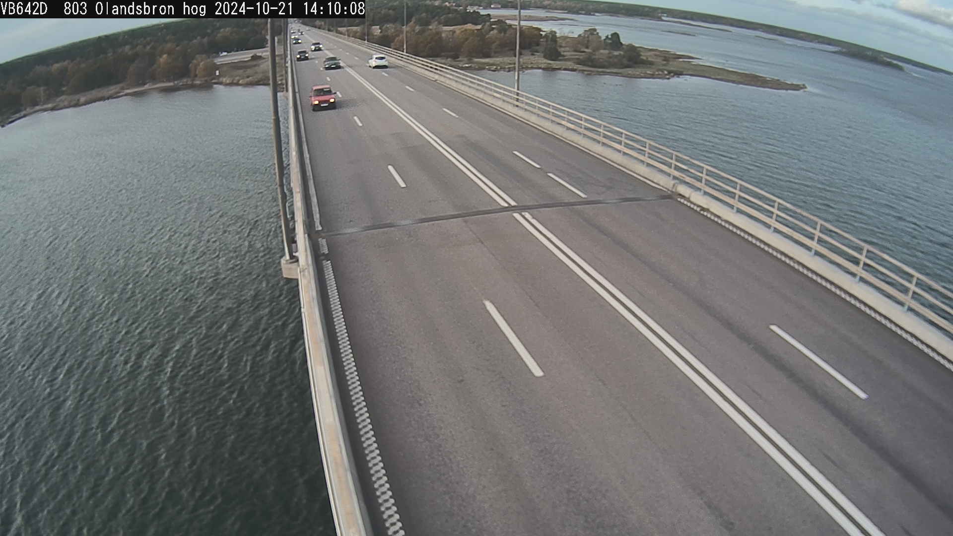 Vägkamera Ölandsbron Hög – Kalmar kommun, Kalmar län