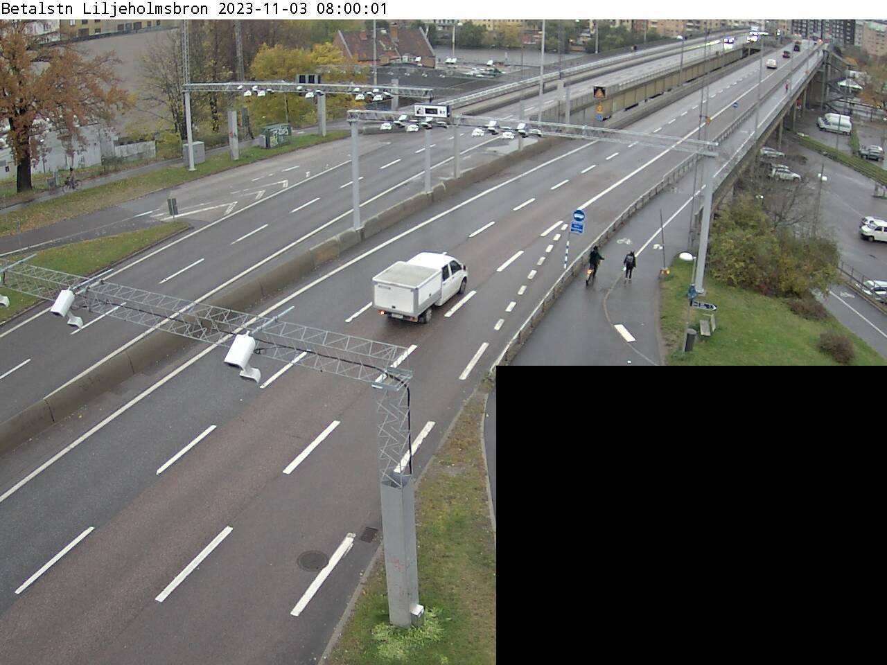 Vägkamera Liljeholmsbron – Hägersten-Älvsjö stadsdelsområde, Stockholms kommun, Stockholms län