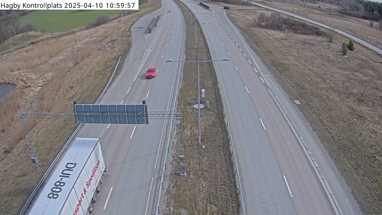 Vägkamera Kontrollplats Hagby – Täby kommun, Stockholms län