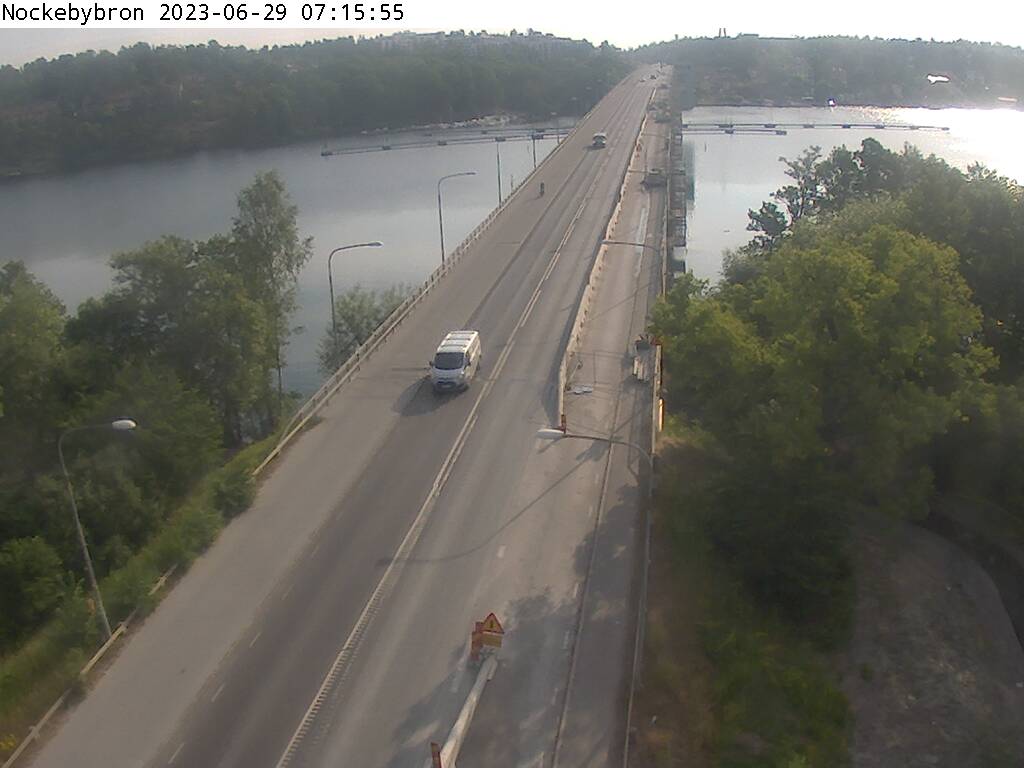 Vägkamera Nockebybron – Ekerö kommun, Stockholms län