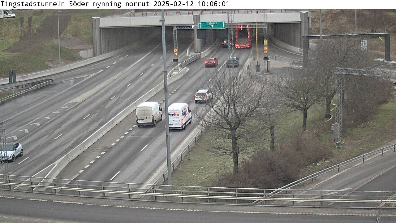 Vägkamera Tingstadstunneln S – Örgryte-Härlanda, Göteborgs Stad, Västra Götalands län