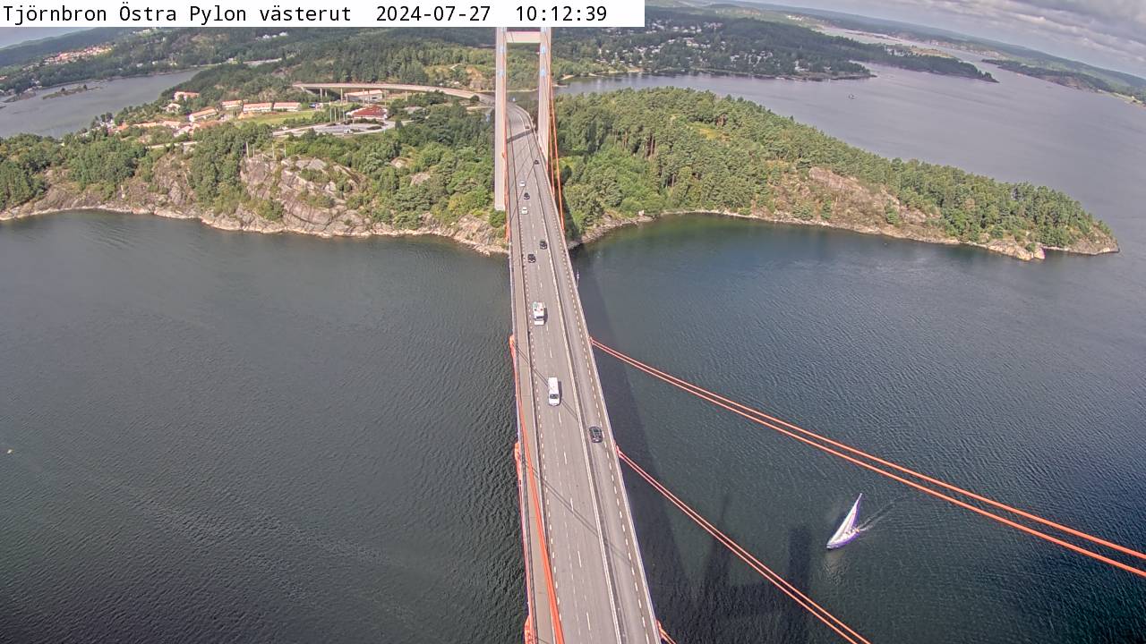 Webcam Tjörnbron, Stenungsund, Bohuslän, Schweden