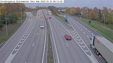 Älvsborgsbron Bräckemotet Väst bom