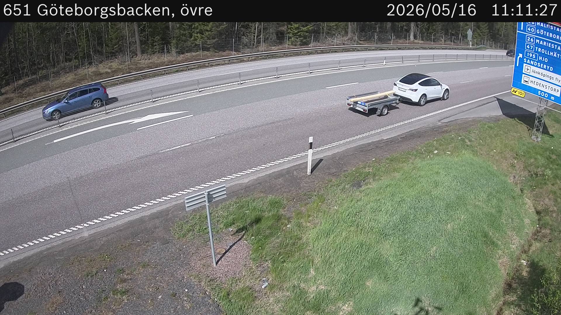 Göteborgsbacken, övre