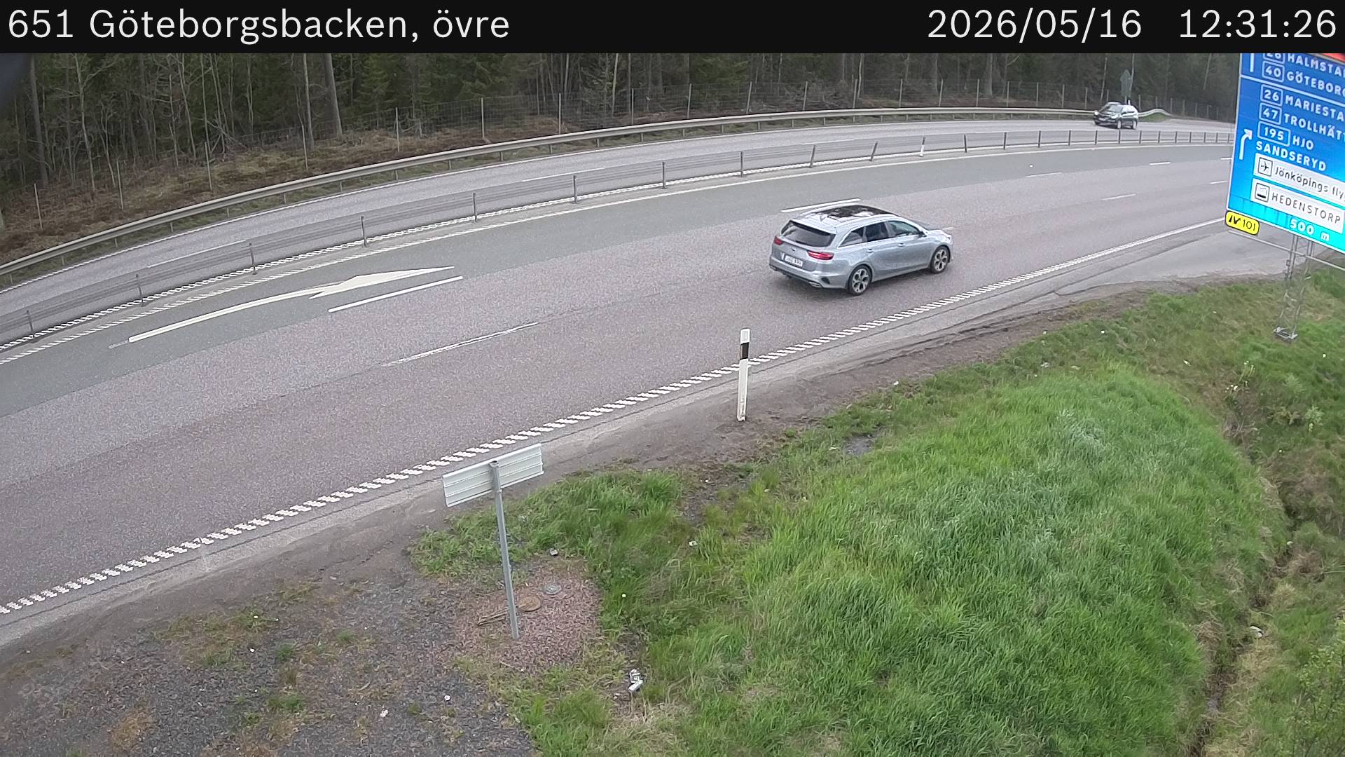 Göteborgsbacken, övre