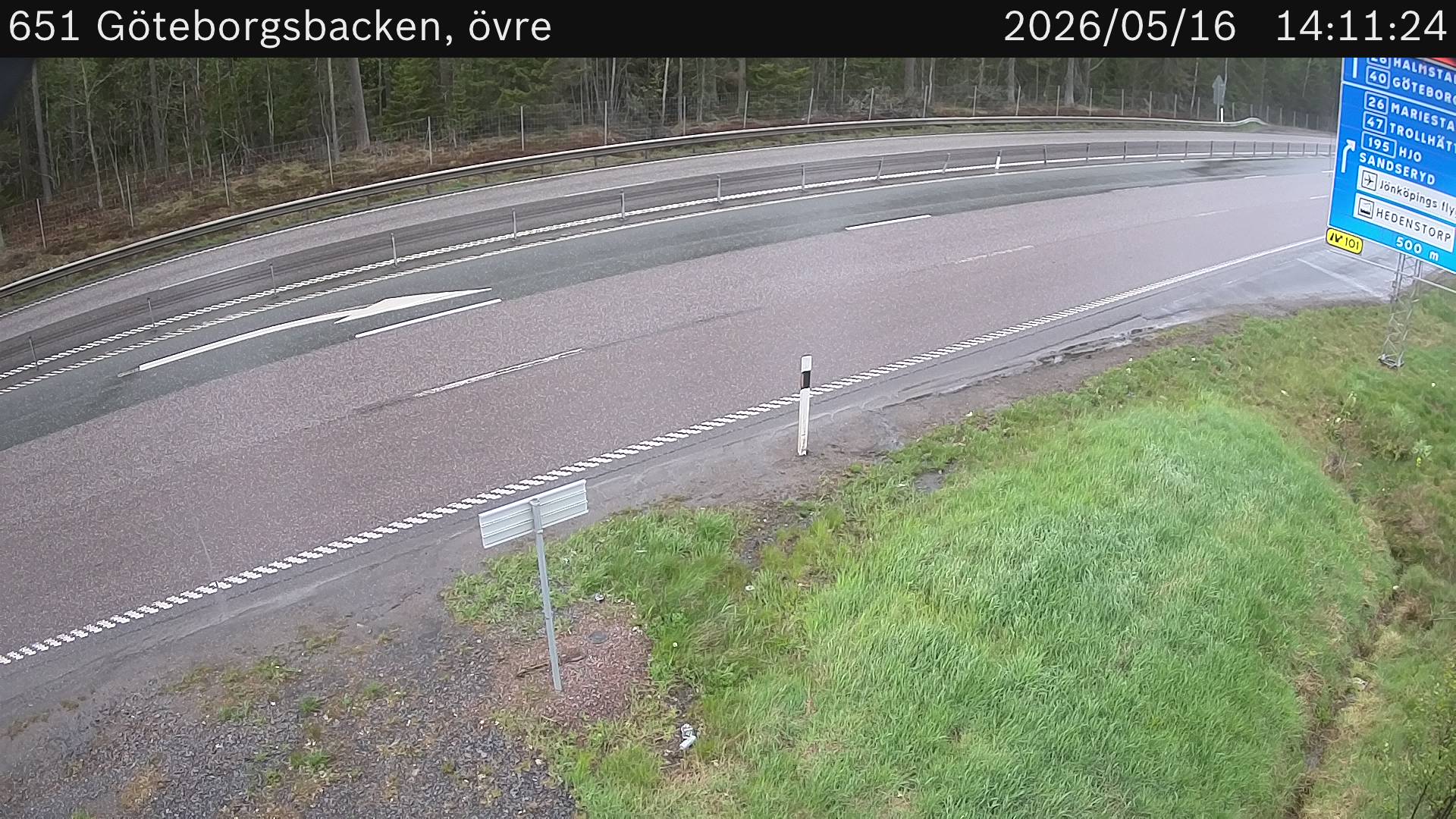 Göteborgsbacken, övre
