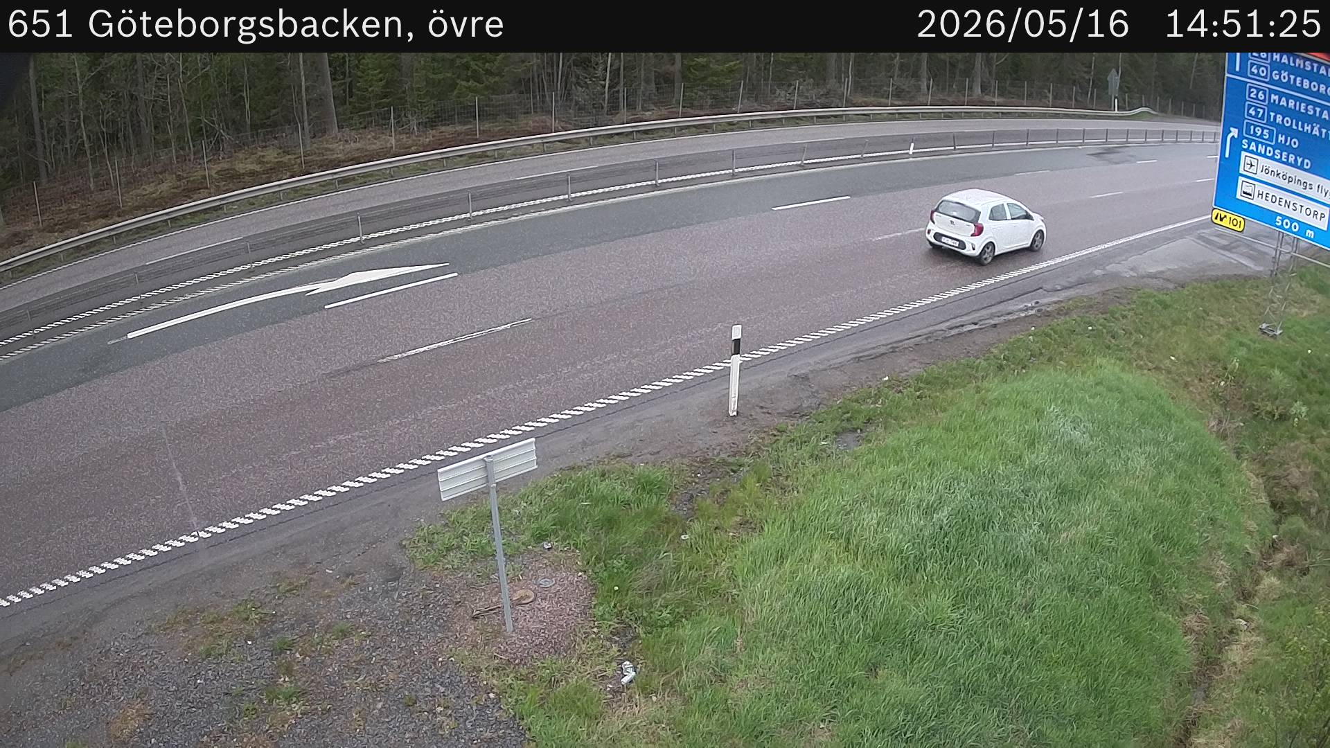 Göteborgsbacken, övre