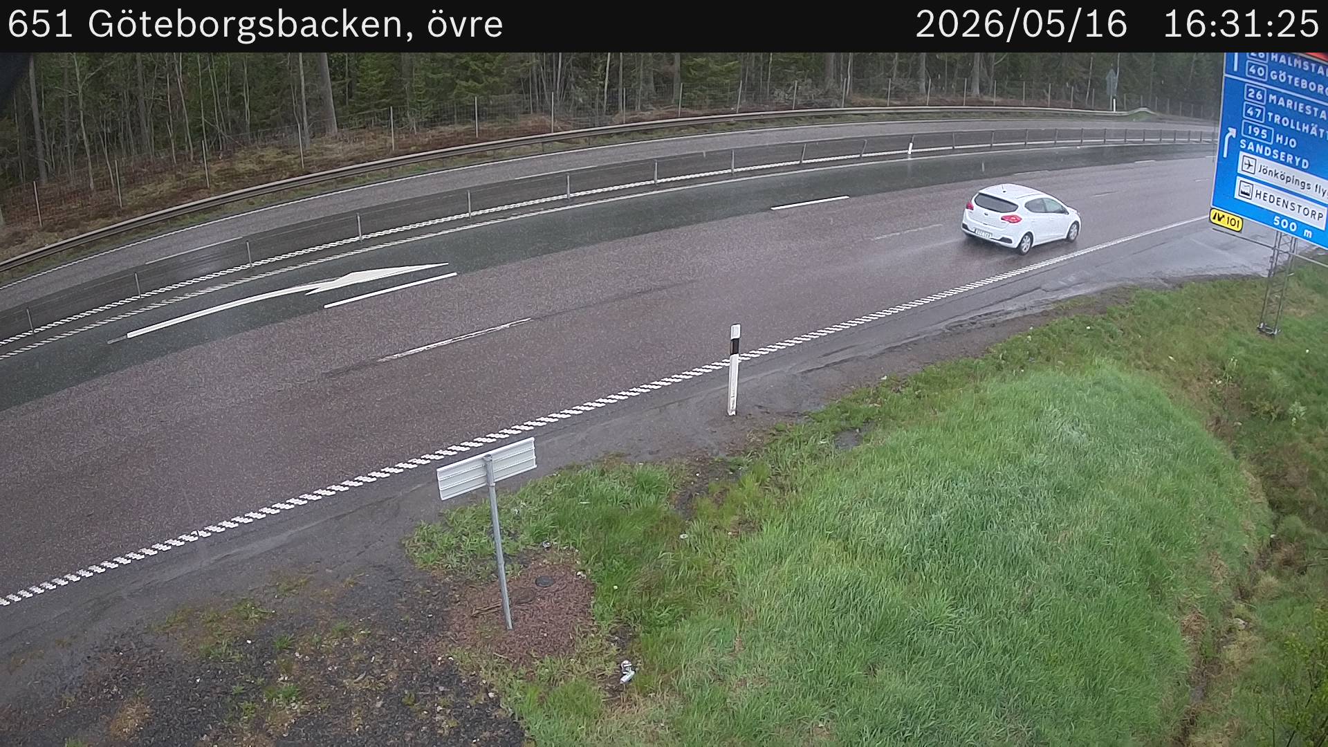 Göteborgsbacken, övre