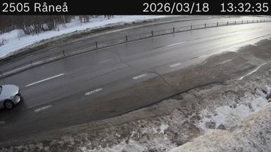 Vägkamera Råneå — väglag i Norrbotten