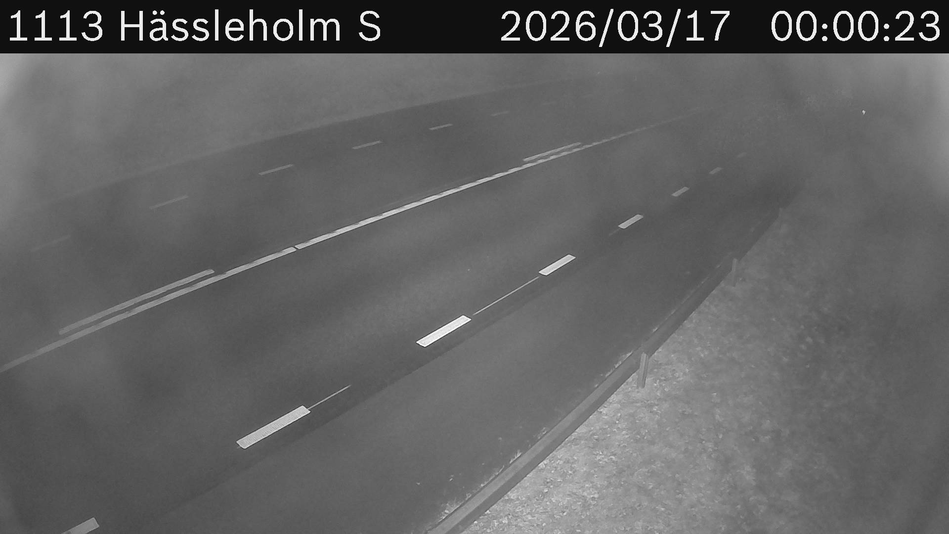 Vägkamera Hässleholm S – Hässleholms kommun, Skåne län