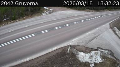 Vägkamera Gruvorna — väglag i Dalarna