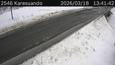 Vägkamera Karesuando — väglag i Norrbotten