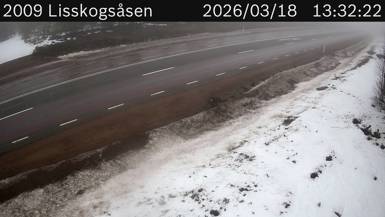 Vägkamera Lisskogsasen — väglag i Dalarna