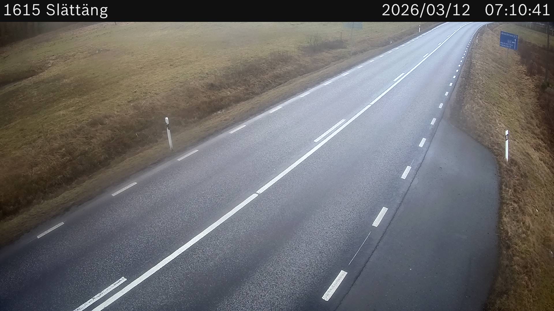 Vägkamera Slättäng – Sandhems distrikt, Mullsjö kommun, Jönköpings län