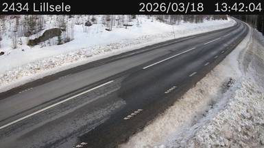 Vägkamera Lillsele — väglag i Västerbotten