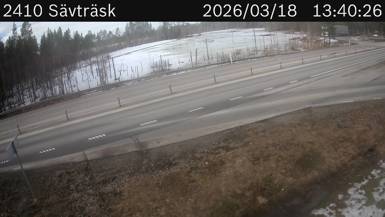 Vägkamera Sävträsk — väglag i Västerbotten