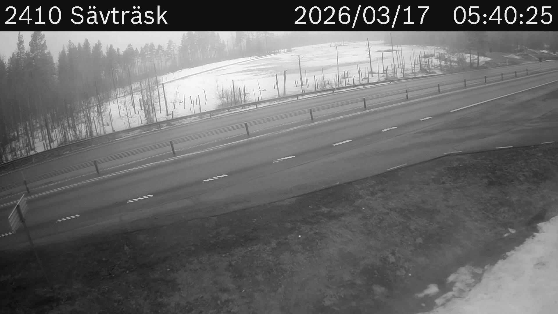 Vägkamera Sävträsk – Robertsfors kommun, Västerbottens län