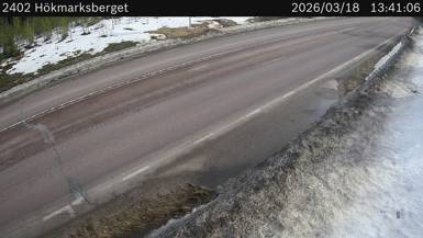 Vägkamera Hökmarksberget — väglag i Västerbotten