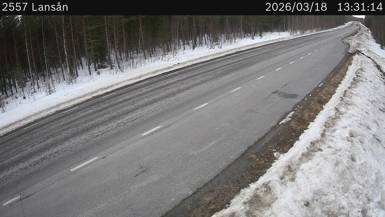 Vägkamera Lansån — väglag i Norrbotten