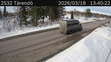 Vägkamera Tärendö — väglag i Norrbotten