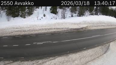Vägkamera Avvakko — väglag i Norrbotten