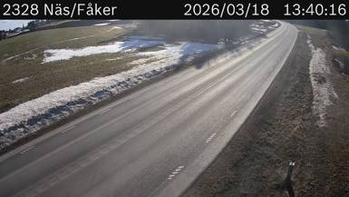 Vägkamera Näs/Fåker — väglag i Jämtland