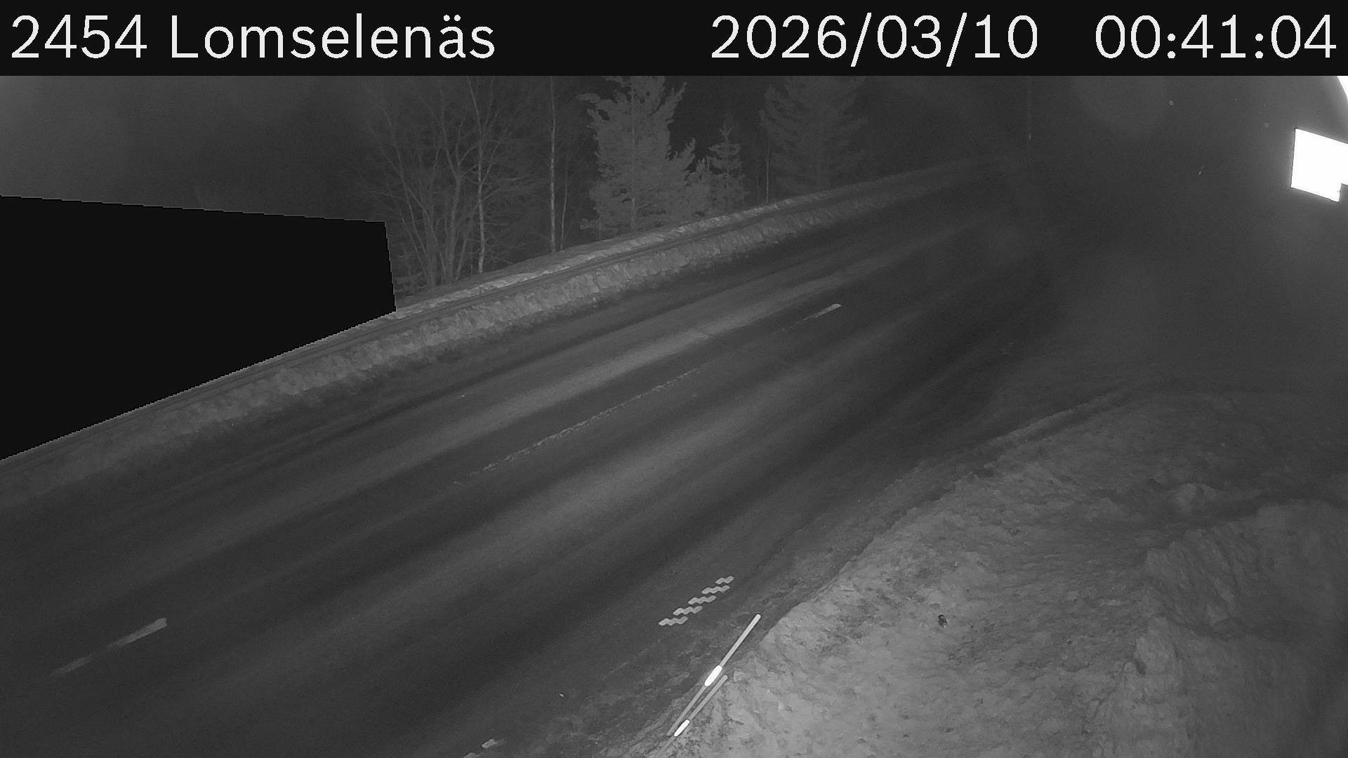 Vägkamera Lomselenäs – Sorsele kommun, Västerbottens län