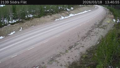 Vägkamera Södra Flät — väglag i Dalarna