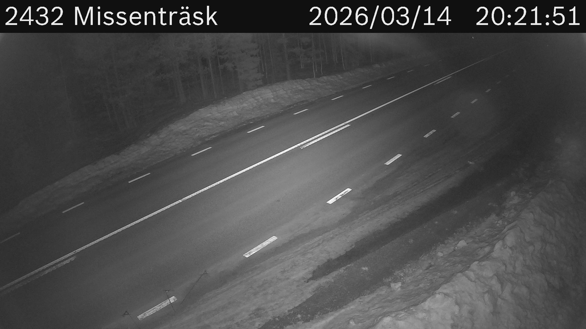 Vägkamera Missenträsk – Skellefteå kommun, Västerbottens län