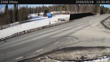 Vägkamera Ollsta — väglag i Jämtland