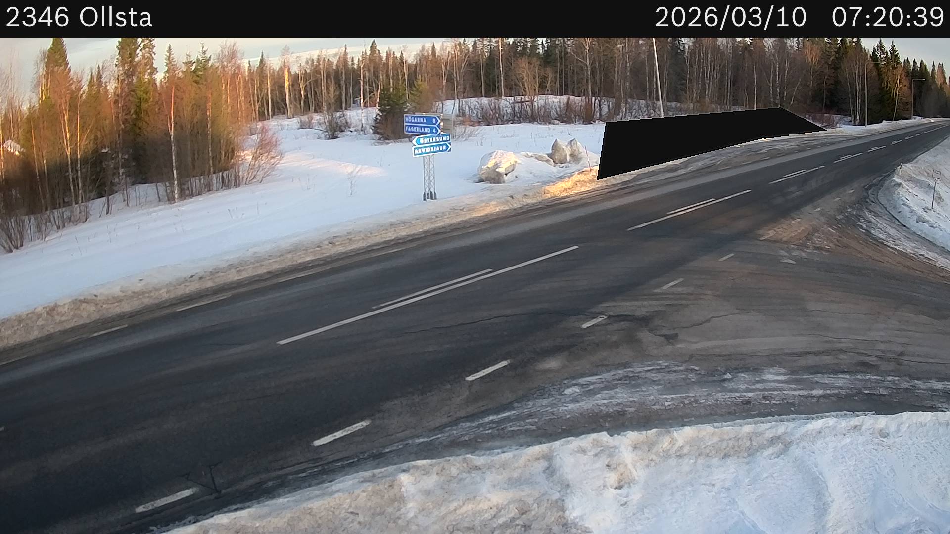 Vägkamera Ollsta – Östersunds kommun, Jämtlands län