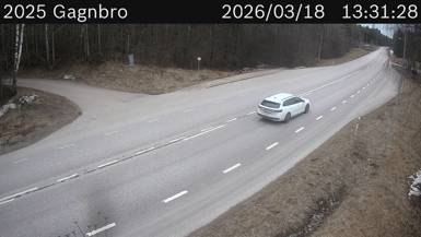 Vägkamera Gagnbro — väglag i Dalarna