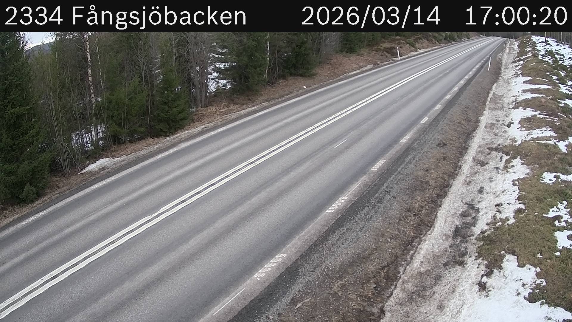 Vägkamera Fångsjöbacken – Fors distrikt, Sollefteå kommun, Västernorrlands län