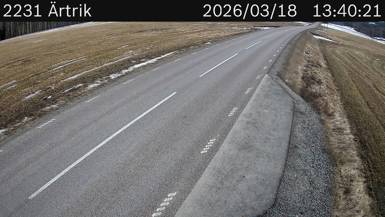 Vägkamera Ärtrik — väglag i Västernorrland