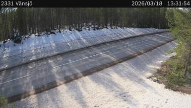 Vägkamera Vänsjö — väglag i Dalarna