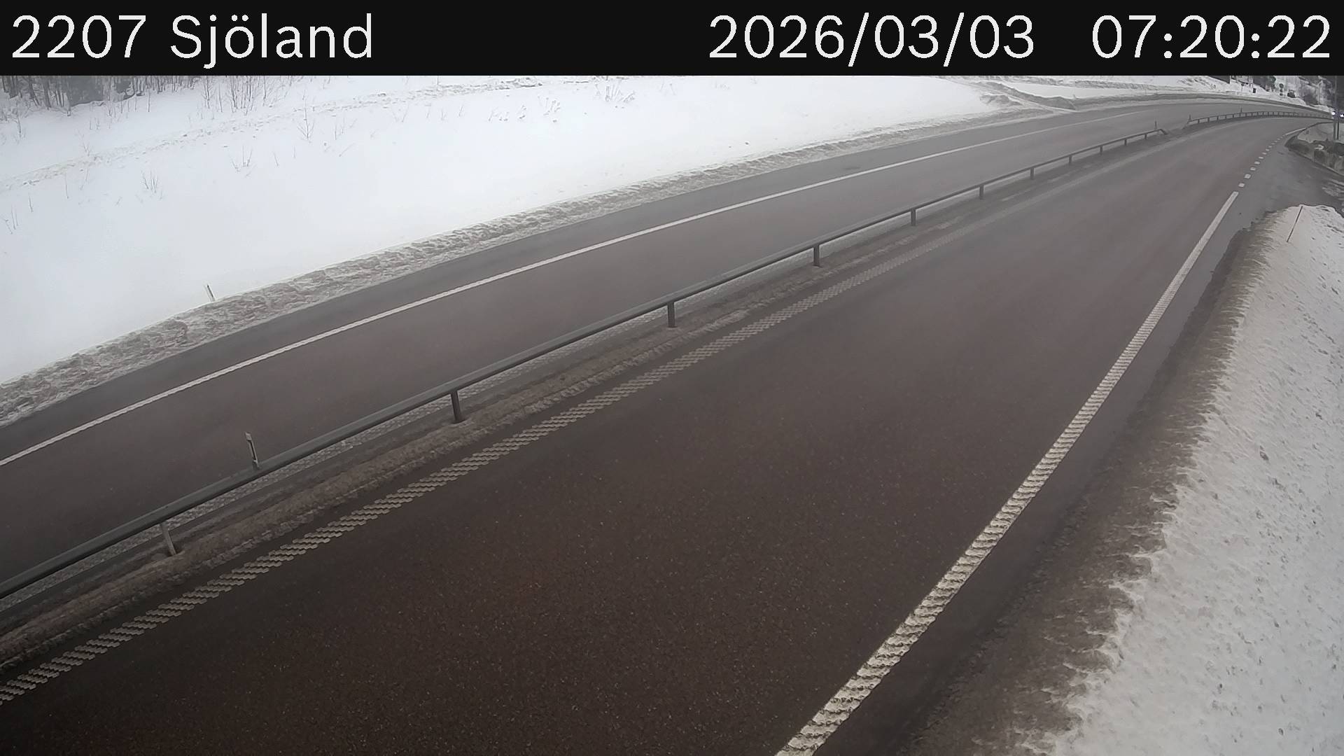 Vägkamera Sjöland – Kramfors kommun, Västernorrlands län