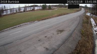 Vägkamera Burträsk — väglag i Västerbotten