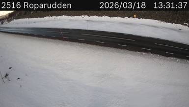 Vägkamera Roparudden — väglag i Norrbotten